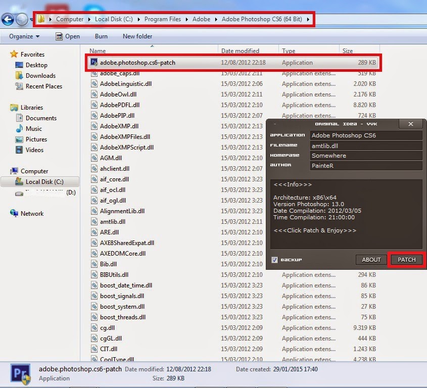 Photoshop CS6 32/bit Patch and crack - Cracks & Tricks